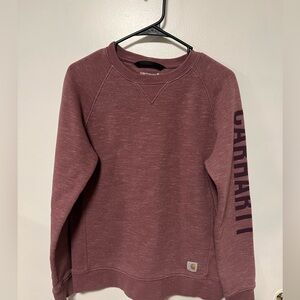 Women’s Carhartt Dusty Rose Relaxed Fit Sweatshirt Crew neck